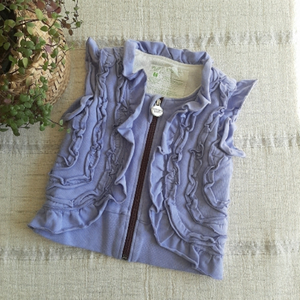 𝅺Peekaboo Beans Frill Seeker Fleece Lined Vest size 2